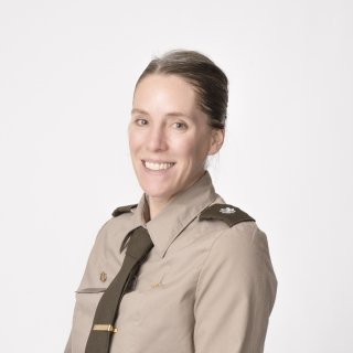 Professor Thomas in uniform