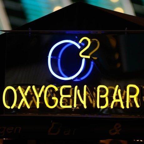 oxygen bar poster