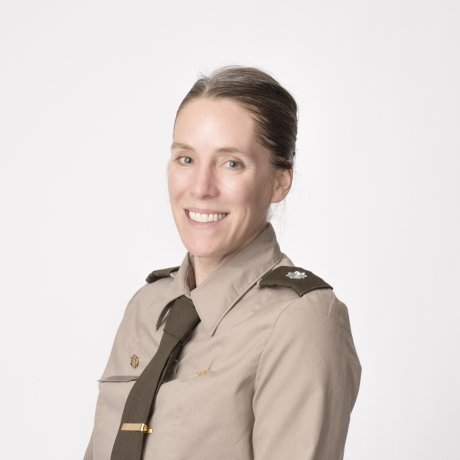 Professor Thomas in uniform