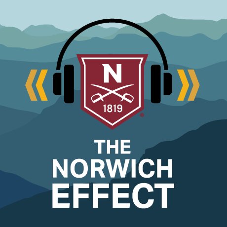 A graphic design for a Norwich podcast.
