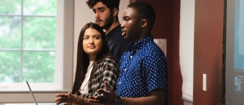 Norwich Students give Brown Bag Leadership Presentations