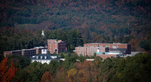 Image of the Norwich campus in fall