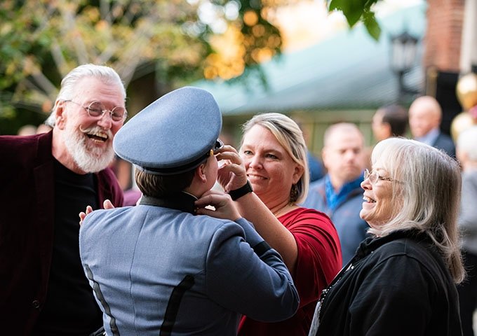 Norwich Parents with Cadet