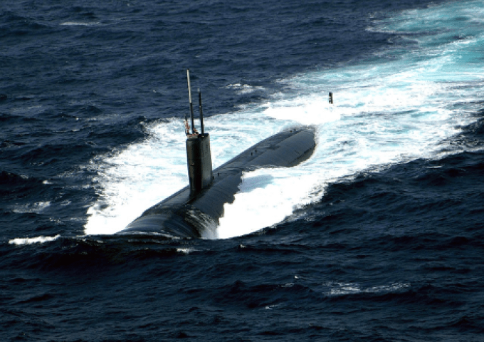 Submarine surfacing