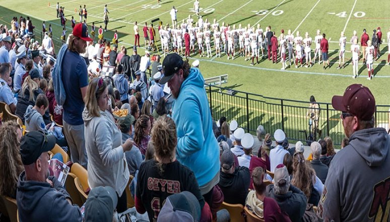 Norwich Football Stadium Crowd Watching Game