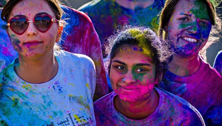 Norwich Intercultural Students Organization Holi Celebration