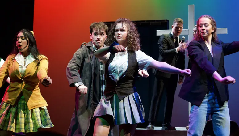 Pegasus Players performing on stage.