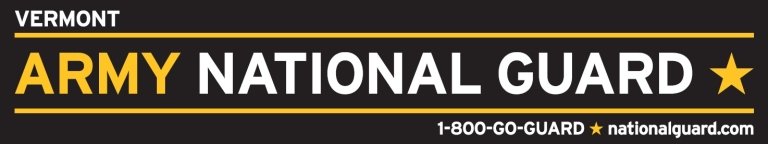 Horizontal logo of the VT National Guard